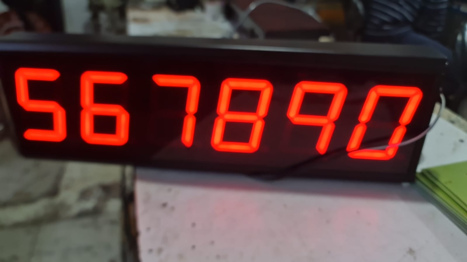 TICO digital clock display