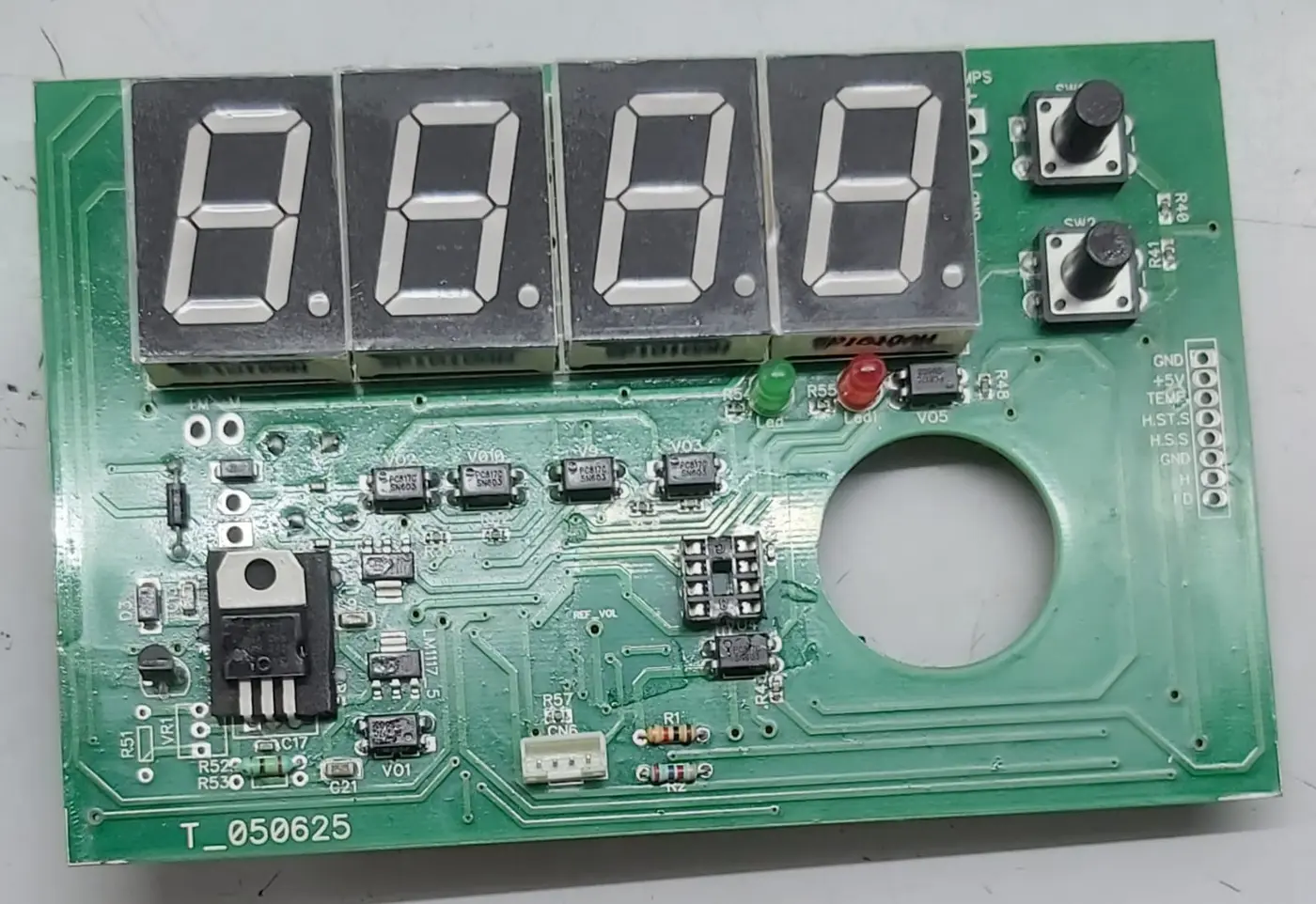 Blood clotting equipment circuit