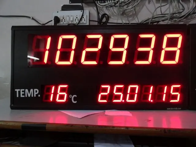 TICO digital clock with temperature