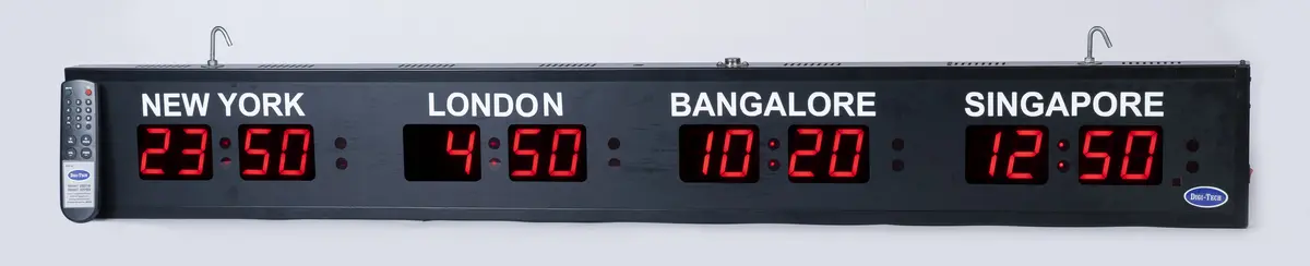 TICO multi-country digital clock